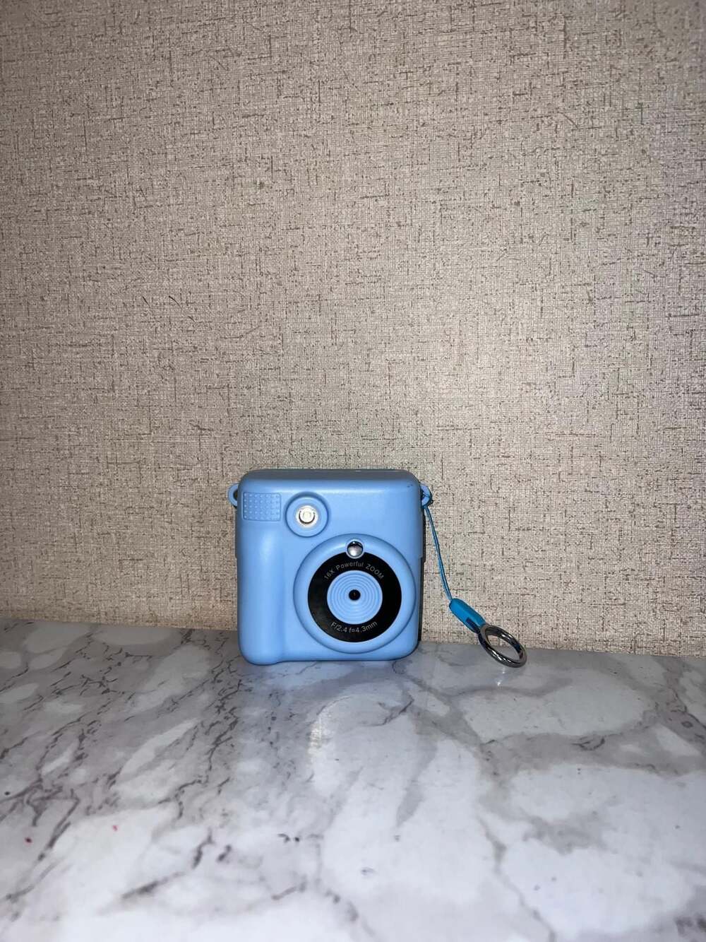 DIY Instant Digital Camera Model ABS-681 Blue Kids Print Camera